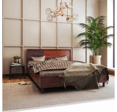 Emma Queen Solid Wood Bed 